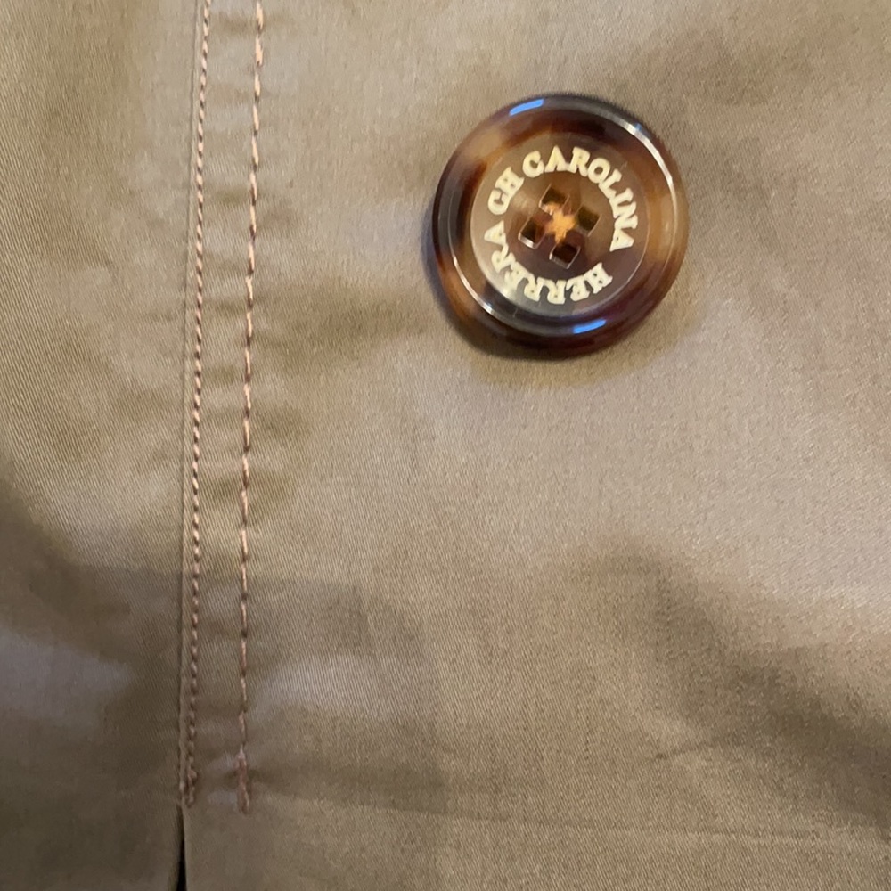 Carolina Herrera Tan Sleeveless Trench Dress - Picture 14 of 16